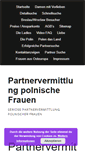 Mobile Screenshot of partnervermittlung-polnische-frauen.de